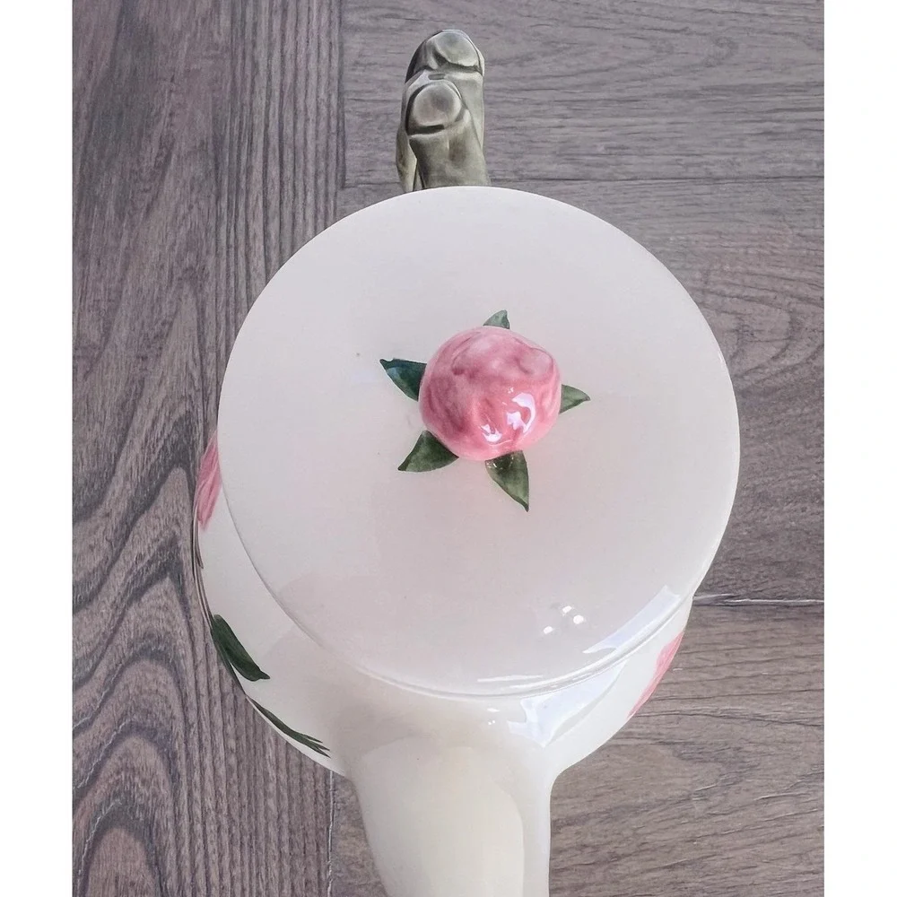 Vintage Franciscan Desert Rose Tall Coffee Pot with Lid